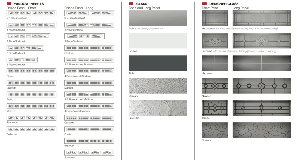 Window & Glass Options