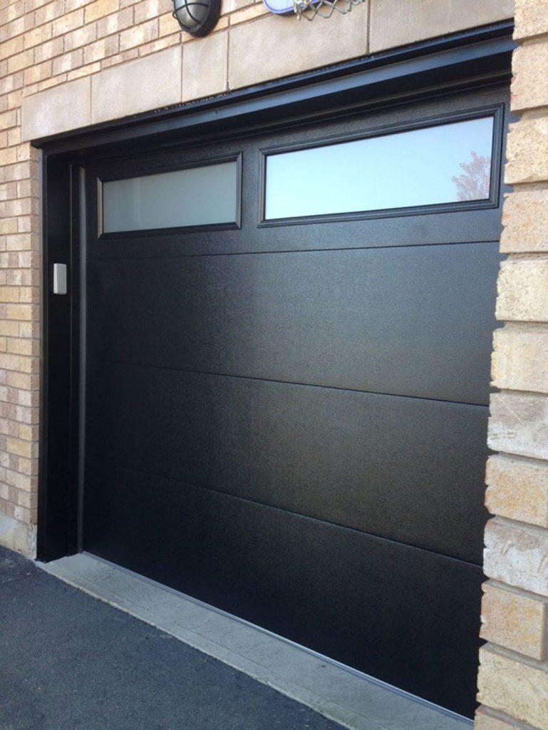 Flush Panel, Model 4284 shown in Black with optional Frosted glass