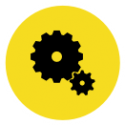yellow gear icon