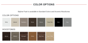 Skyline Flush Color Options