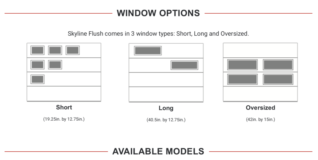 Skyline Flush Window Options